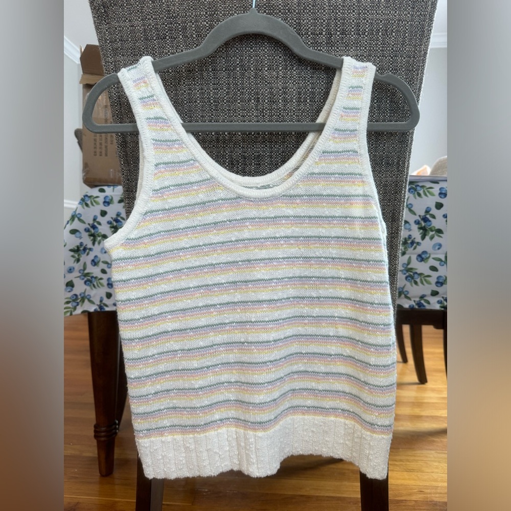 Scoopneck Sweater Tank from LOFT
